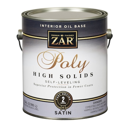 ZAR Satin Clear Oil-Based Polyurethane 1 Gal